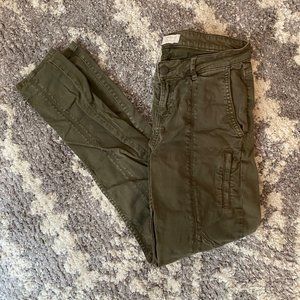 Zara Olive Skinny Jeans - Size 2
